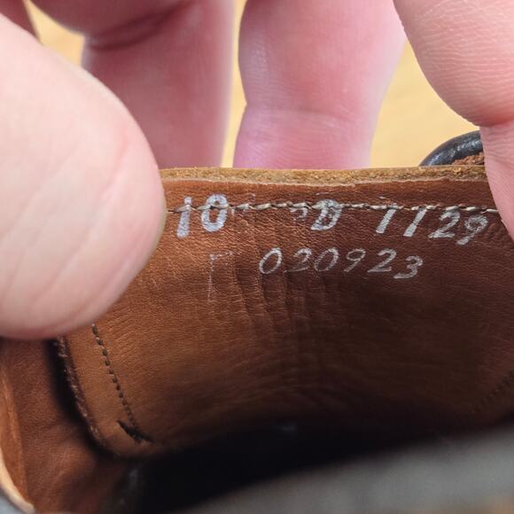 Allen Edmonds Fairfax Brown Wholecut Wingtip Medallion Oxford Dress Shoe Men 10D - Picture 15 of 15